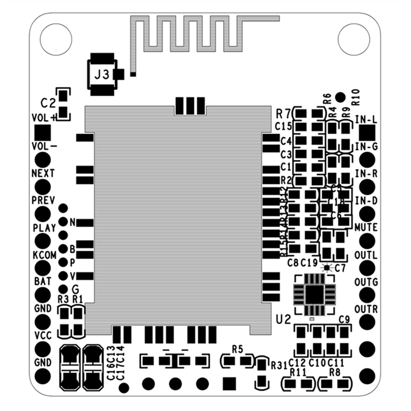 Audio Music Add - FULL-DC 5V/12V Bluetooth Music Module APTX/ATPXHD