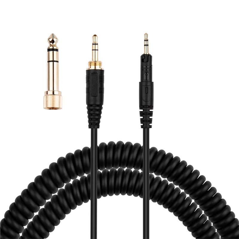 Audio Technica Headphone Ath-M50X - AB33-ATH-M50x Cable, Coiled AUX Cord Replacement