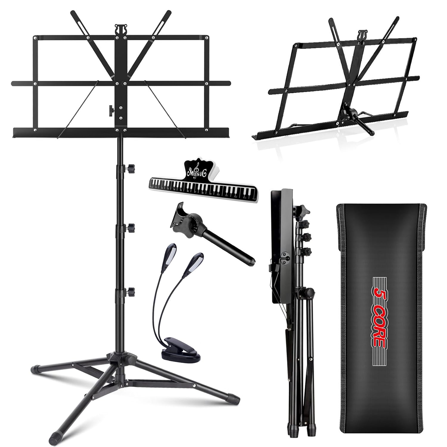 5 Core Music Stand For Sheet M - огляд і ціна Music Stand Folding