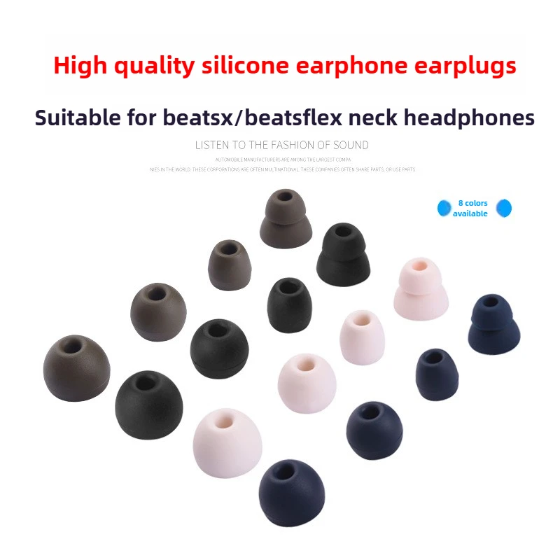 High Quality 4  Pair Silicone  - огляд і ціна Beats Headphone Powerbeats Pro