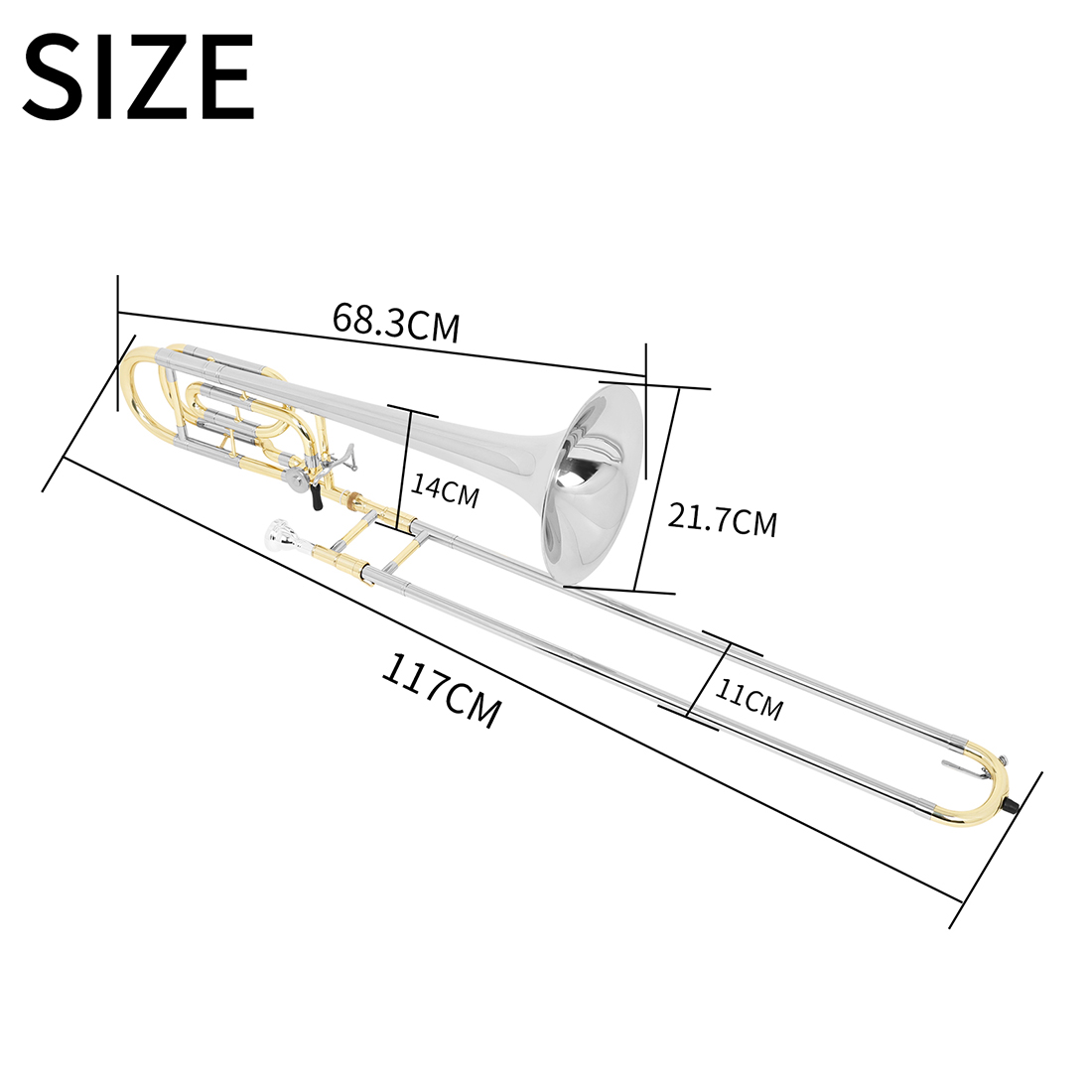 SLADE Tenor Trombone Bb Profes - огляд і ціна Trombone Mouthpiece