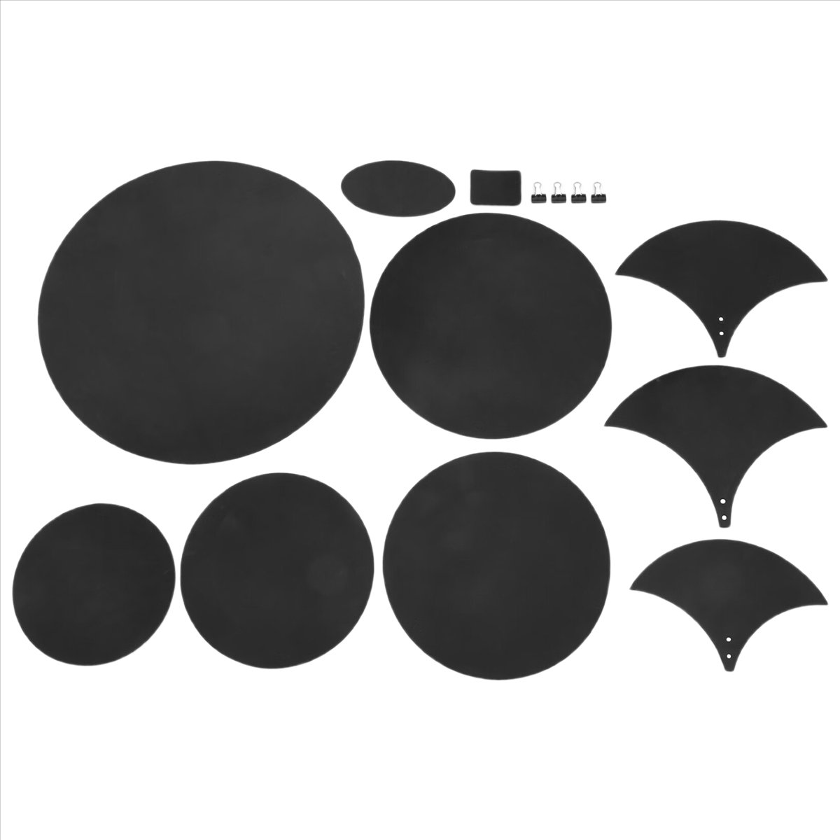 [MEGA SALE]14Pcs/Set Rubber Fo - огляд і ціна Drum Practice Pad