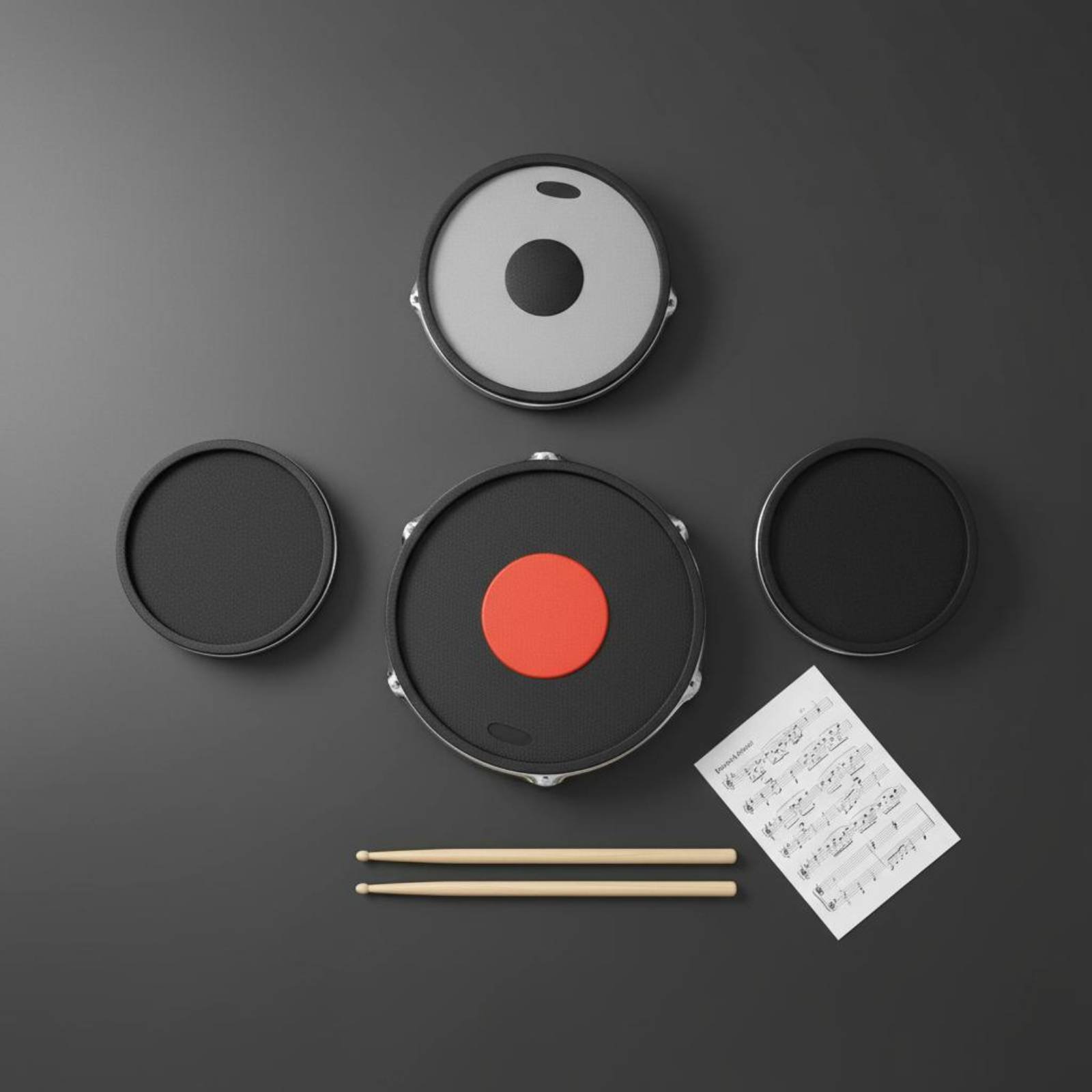 Rubber Drum and Cymbal Mutes N - огляд і ціна Drum Practice Pad