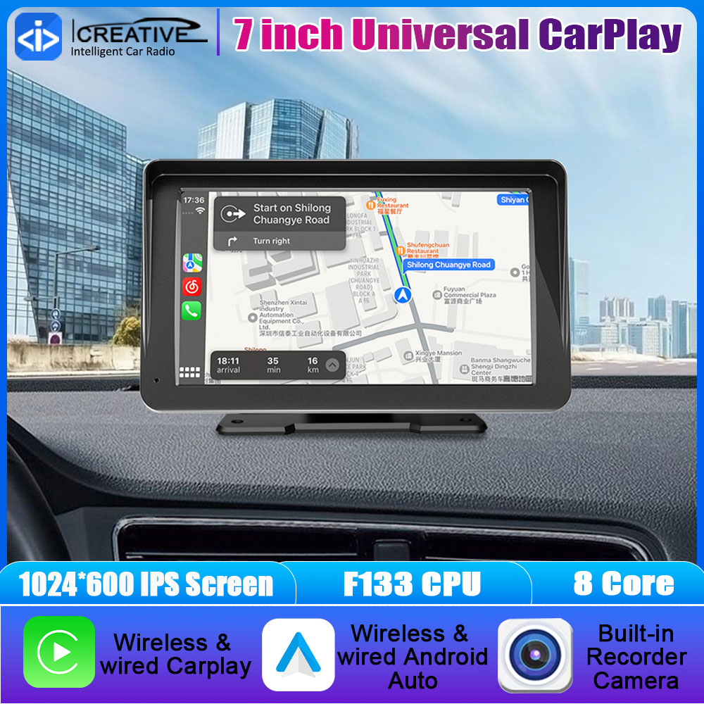 7inch Wireless CarPlay & Andro - огляд і ціна Audio Music Only