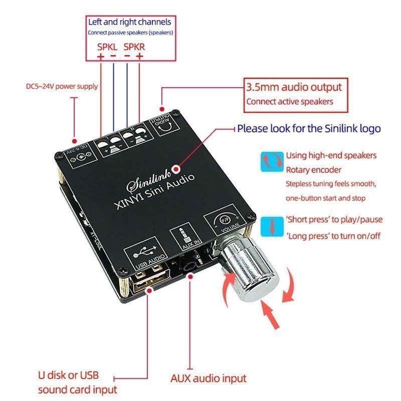 2*50W For Bluetooth5.0Power Am - огляд і ціна Audio Music Player App