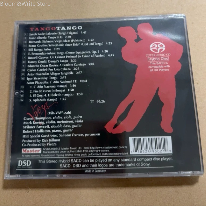Tango Dance Music CD HIFI Audi - огляд і ціна Audio Music Test