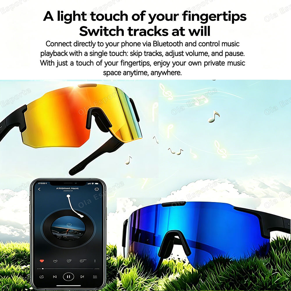 Cycling Smart Glasses Camera B - огляд і ціна Audio Music New
