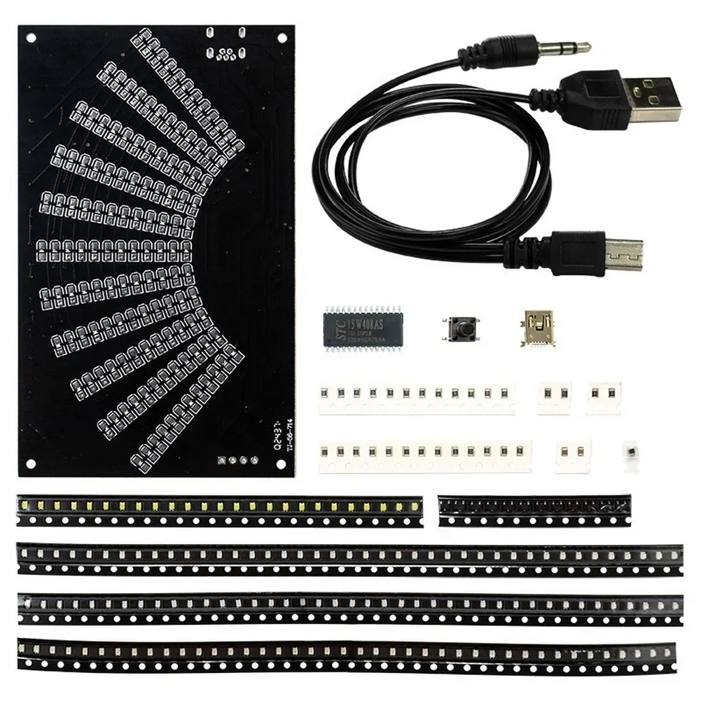 DIY LED Music Spectrum Display - огляд і ціна Audio Music Visualizer Free