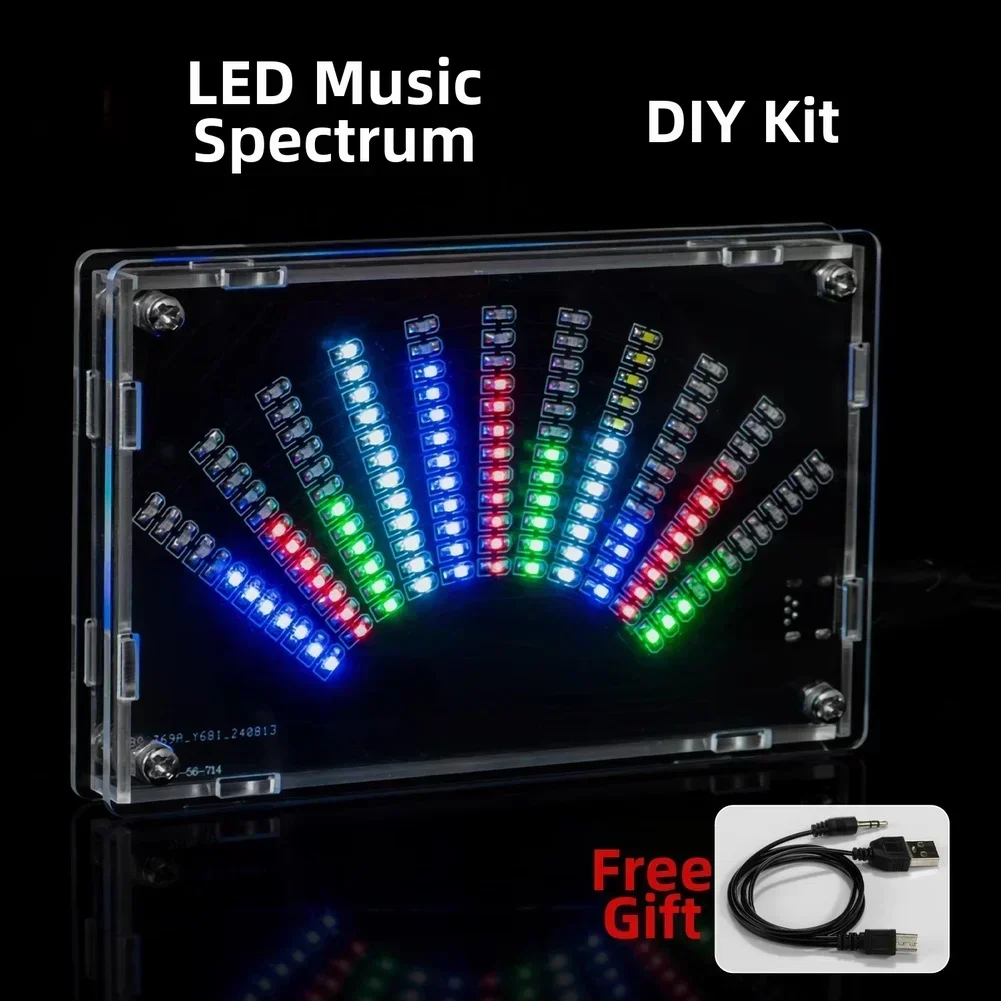 DIY LED Music Spectrum Display - огляд і ціна Audio Music Visualizer Free
