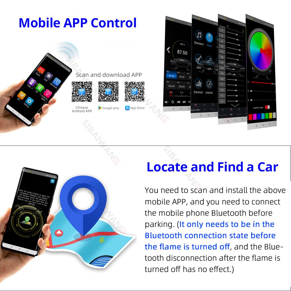 1 din car radio mp3 bluetooth  - огляд і ціна Audio Music Player App