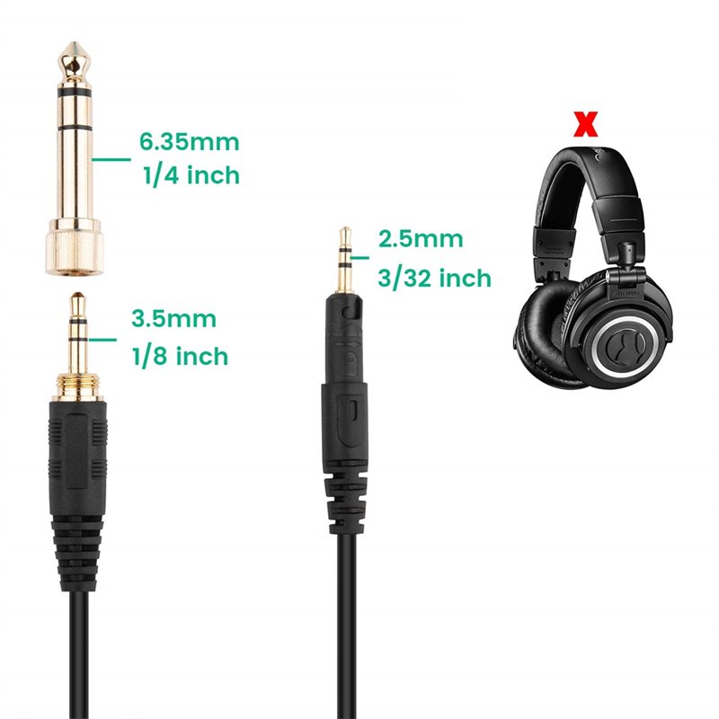 AB33-ATH-M50x Cable, Coiled AU - огляд і ціна Audio Technica Headphone Ath-M50X