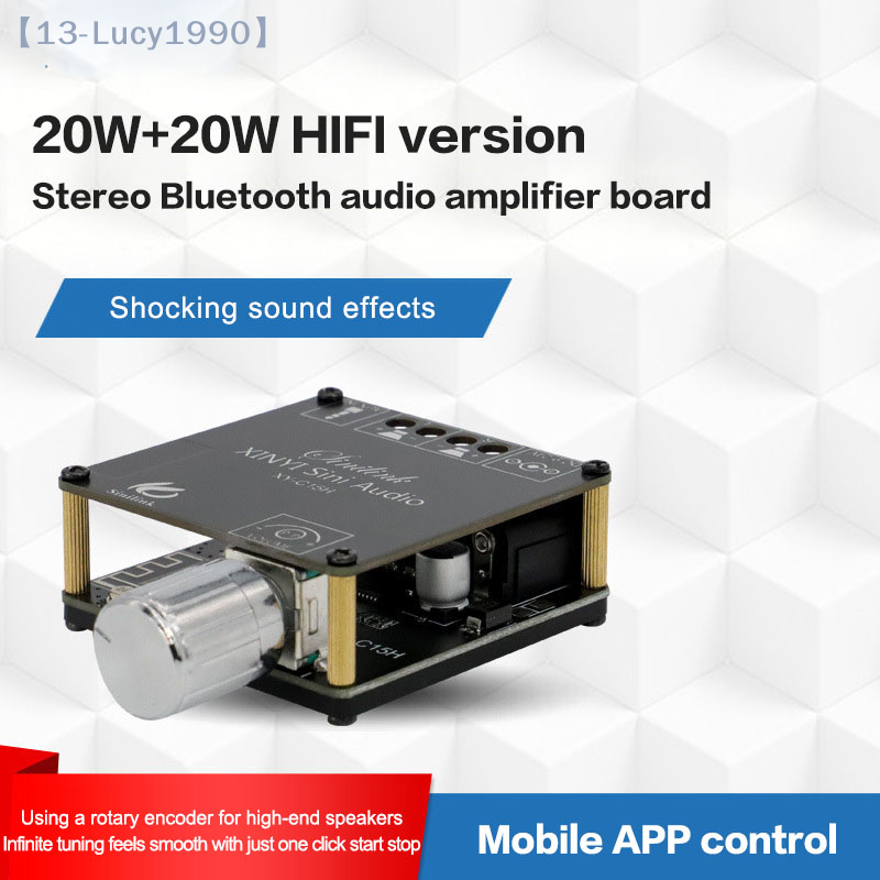2*20W Bluetooth 5.0 Power Ampl - огляд і ціна Audio Music Player App