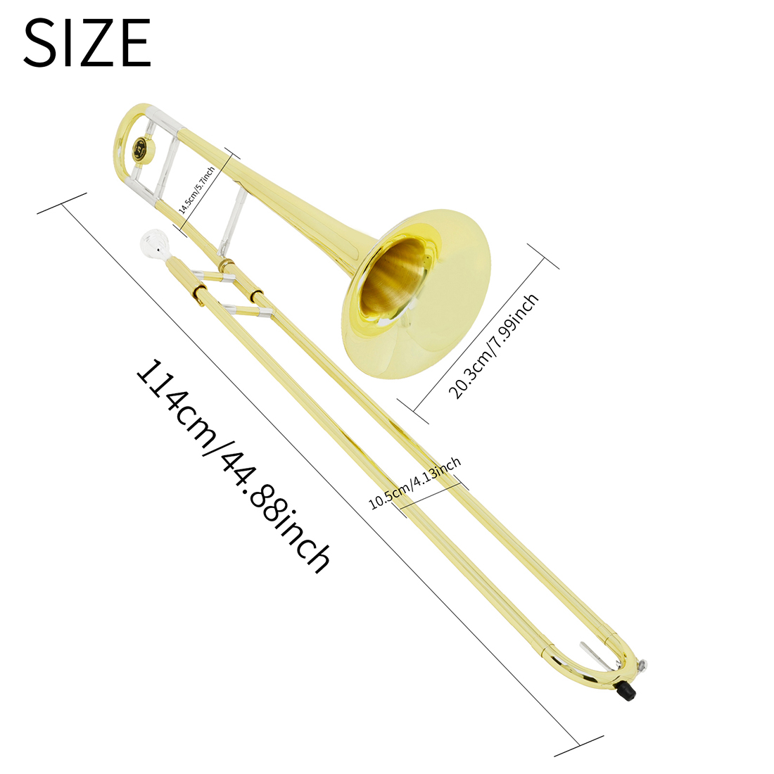 Bb Alto Trombone M MBAT Brass  - огляд і ціна Trombone Mouthpiece