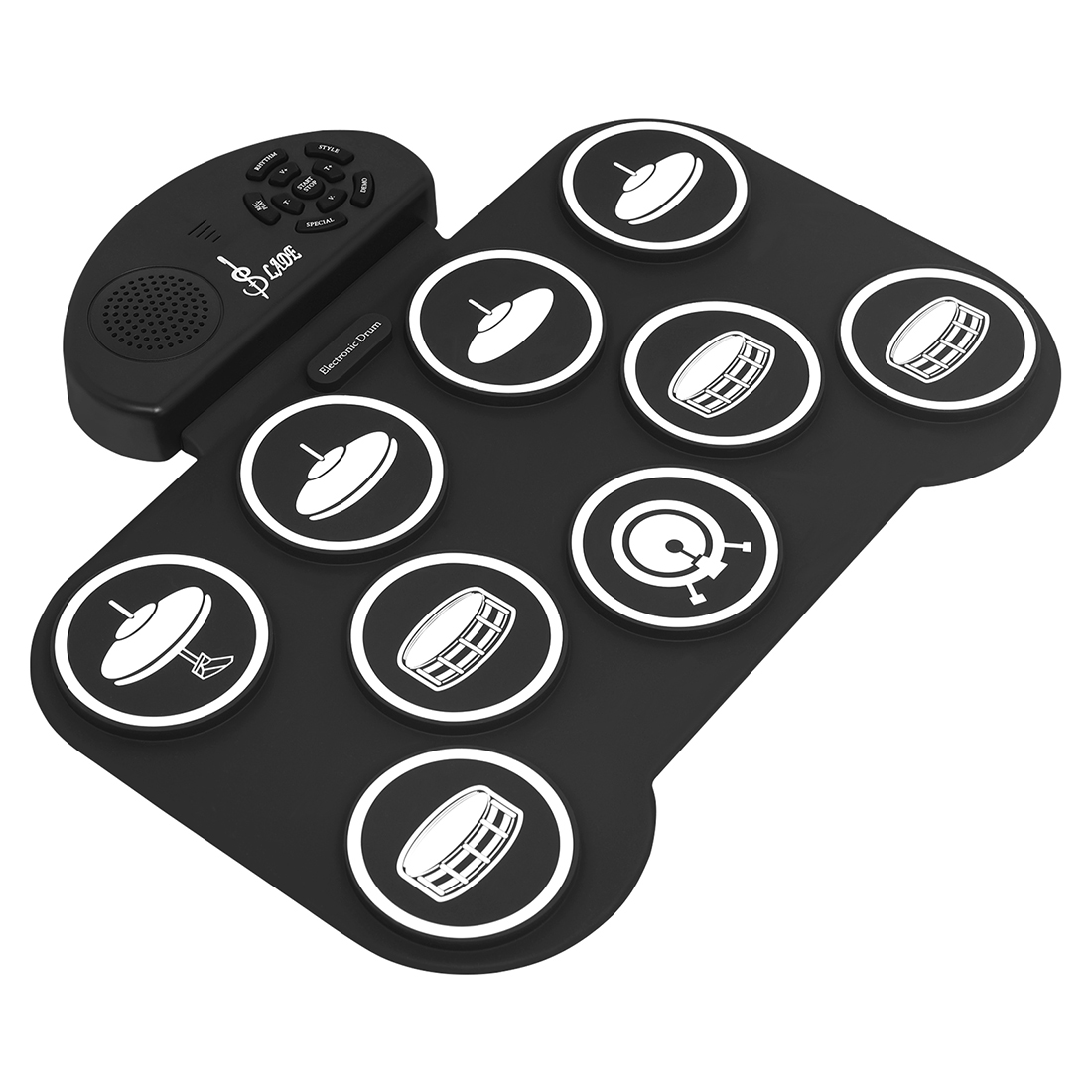 Foldable 9 Pads Roll‑Up Electr - огляд і ціна Drum Practice Pad