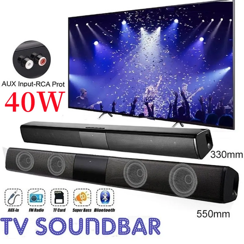 40W Soundbar TV Portable Bluet - огляд і ціна Audio Music Visualizer Free
