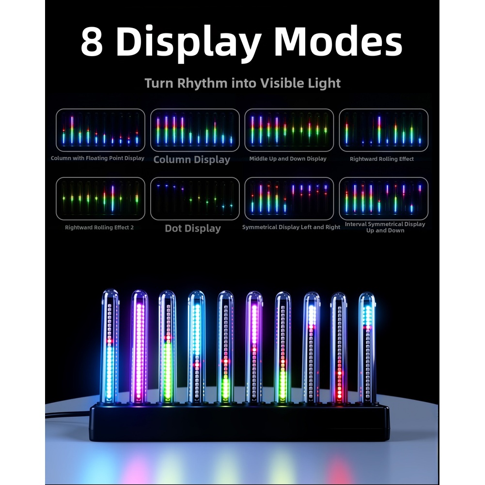 RGB LED Audio FOR SPECTRUM Sou - огляд і ціна Audio Music Visualizer Free