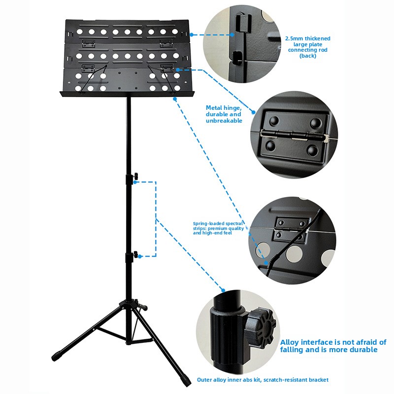 Portable Folding Music Stand S - огляд і ціна Music Stand Folding